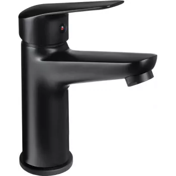 Miscelatore monocomando lavabo DEANTE Arnika Nero a batteria nero opaco