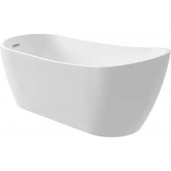DEANTE Vasca da bagno asimmetrica freestanding in acrilico 170 cm bianca