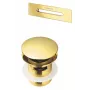 DEANTE Set accessori per vasca da bagno - scarico e troppopieno, cromo, ottone, automatico