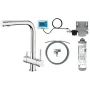 DEANTE BCHF065M rubinetto cucina 3 vie con set filtro acqua, nero opaco