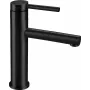 DEANTE BGE_N22M Rubinetto lavabo con bocca estraibile, nero opaco