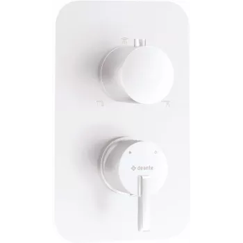 DEANTE BOX Elemento esterno per miscelatore - Kit placca a incasso cromato