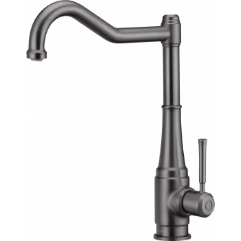 DEANTE BQT D63M Miscelatore cucina con bocca rettangolare, nero opaco