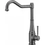 DEANTE BQT D63M Miscelatore cucina con bocca rettangolare, nero opaco