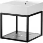 DEANTE CDTW6U5S set mobile bagno sospeso con lavabo 50x50 cm bianco