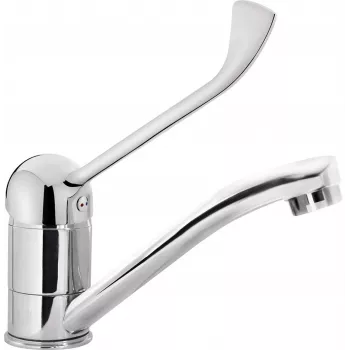 DEANTE Clinic miscelatore monocomando per lavabo con leva allungata, cromato