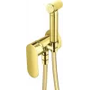 DEANTE Miscelatore bidet da incasso con doccetta Bidetta, cromato, ottone, monocomando, cartuccia in ceramica 35 mm, attacco G1/2 pollice, tubo 120 cm, montaggio a parete