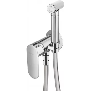 DEANTE Miscelatore bidet da incasso con doccetta bidetta - nero opaco, serie Moza