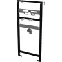 Telaio per orinatoio a incasso DEANTE - Serie SYSTEM, nero, larghezza 500 mm, regolabile in altezza 1150-1350 mm