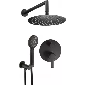 DEANTE Set doccia da incasso Arnika Nero opaco