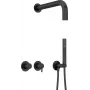 DEANTE Set doccia incasso con soffione - miscelatore orizzontale - cromo