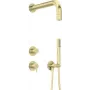 DEANTE Set doccia da incasso con soffione - nero opaco - serie Arnika Nero