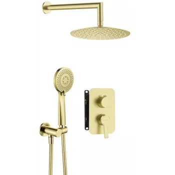 Set doccia da incasso DEANTE con miscelatore BOX - cromo, soffione tondo 250mm