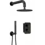DEANTE Set doccia a incasso con scatola miscelatrice - Soffione, cromo, serie Arnika