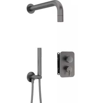 DEANTE Set doccia incasso con miscelatore BOX - con doccetta, cromato
