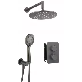DEANTE Set doccia a incasso con termostato BOX cromato
