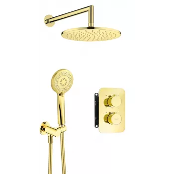DEANTE set doccia incasso con termostato BOX - nero opaco