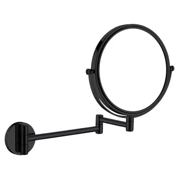 DEANTE Specchio da trucco con braccio mobile - bifacciale, ingrandimento 1x/3x, montaggio a parete, cromato