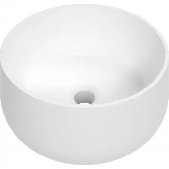 DEANTE lavabo da appoggio in ceramica serie Crea bianco lucido
