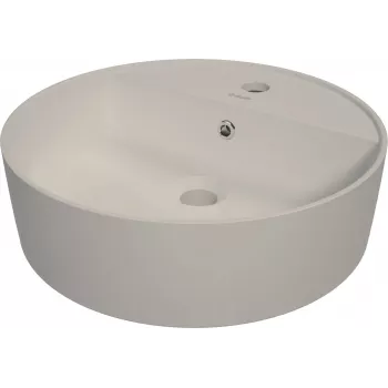 DEANTE Lavabo da appoggio in ceramica con piano rubinetteria CGR_5U4B