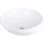DEANTE Crea Lavabo in ceramica asimmetrico da appoggio bianco lucido