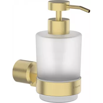 Dispenser sapone manuale a parete DEANTE Davino 200 ml acciaio inox opaco