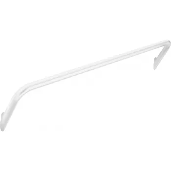DEANTE Davino portasciugamani da parete - 2 bracci orientabili, acciaio inox, argento opaco