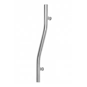 DEANTE supporto decorativo a parete a L in acciaio nero 200x250mm