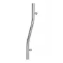 DEANTE supporto decorativo a parete a L in acciaio nero 200x250mm