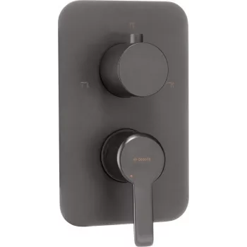 DEANTE Elemento esterno per miscelatore da incasso BOX - Oro, Montaggio a parete, Miscelatore monocomando, Finitura PVD