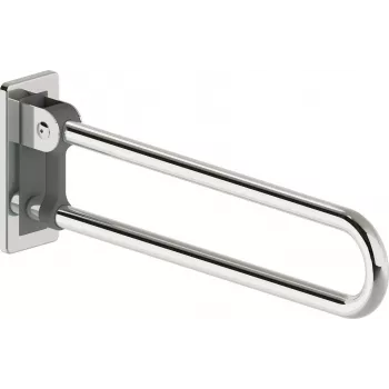 DEANTE supporto a parete pieghevole 70 cm bianco acciaio mensola salvaspazio