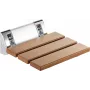 DEANTE Sedile da parete ribaltabile - Bianco/Argento, portata 130 kg