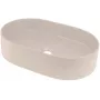 DEANTE lavabo in composito di granito con gocciolatoio - beige - 780x435 mm