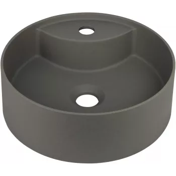 DEANTE Lavabo in granito da appoggio con foro rubinetto - beige, 780x440mm