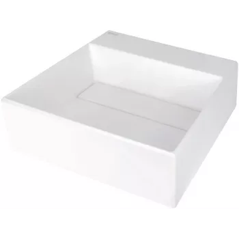 DEANTE lavabo da appoggio in granito con foro rubinetto e griglia di scarico cromata - Graphite Black
