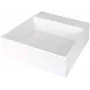 DEANTE lavabo da appoggio in granito con foro rubinetto e griglia di scarico cromata - Graphite Black