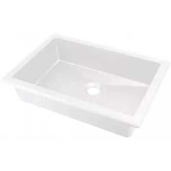 DEANTE Lavello in granito da incasso/sottotop beige 580x440 mm