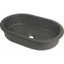 Lavabo da incasso e sottopiano DEANTE Granite grafite 500x440mm