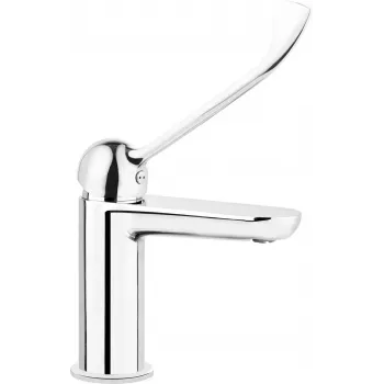 Rubinetto lavabo DEANTE Hiacynt con limitatore di temperatura, cromato, miscelatore monocomando, ottone