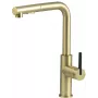 DEANTE Hiacynt Rubinetto Cucina con Bocca Estraibile, Cromo, Miscelatore Monoleva, Altezza 370 mm