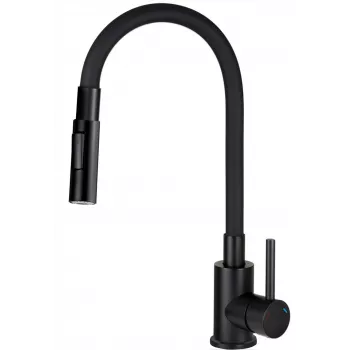 DEANTE Rubinetto cucina con bocca curva – 2 tipi di getto