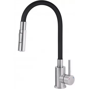 DEANTE Rubinetto Cucina con Bocca Curva - 2 Tipi di Getto