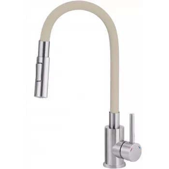 DEANTE Miscelatore cucina con bocca curva - 2 getti, cromo