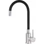 DEANTE rubinetto cucina con bocca flessibile - cromo/bianco