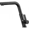 DEANTE Miscelatore cucina con bocca estraibile, cromo, monocomando, girevole 360°, 2 funzioni spray