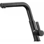 DEANTE Miscelatore cucina con bocca estraibile, cromo, monocomando, girevole 360°, 2 funzioni spray