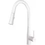DEANTE Rubinetto da cucina con bocca estraibile, cromato, monoleva, girevole 360°