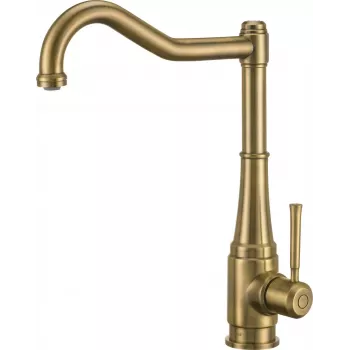 Rubinetto da cucina DEANTE con bocca rettangolare, cromato, estraibile, miscelatore monocomando, serie Neo
