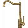 Rubinetto da cucina DEANTE con bocca rettangolare, cromato, estraibile, miscelatore monocomando, serie Neo