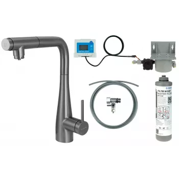DEANTE Rubinetto da cucina con sistema di filtraggio dell'acqua e doccetta estraibile